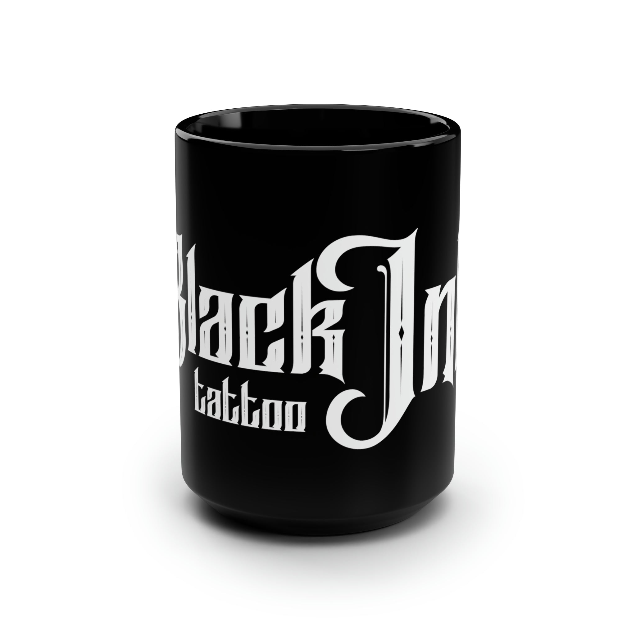 Black Mug, 15oz - Black Ink Tattoo