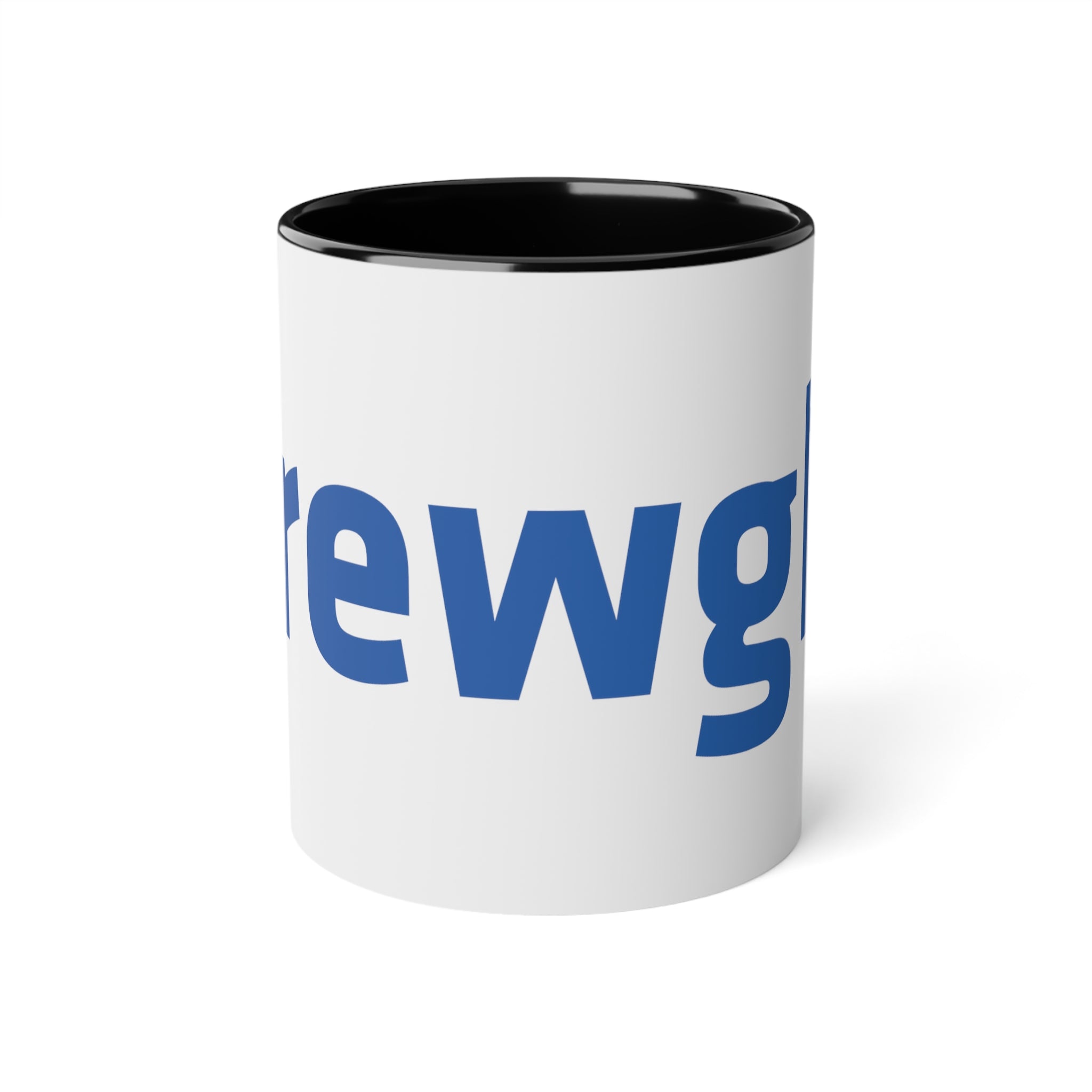 White Accent Mug, 11oz