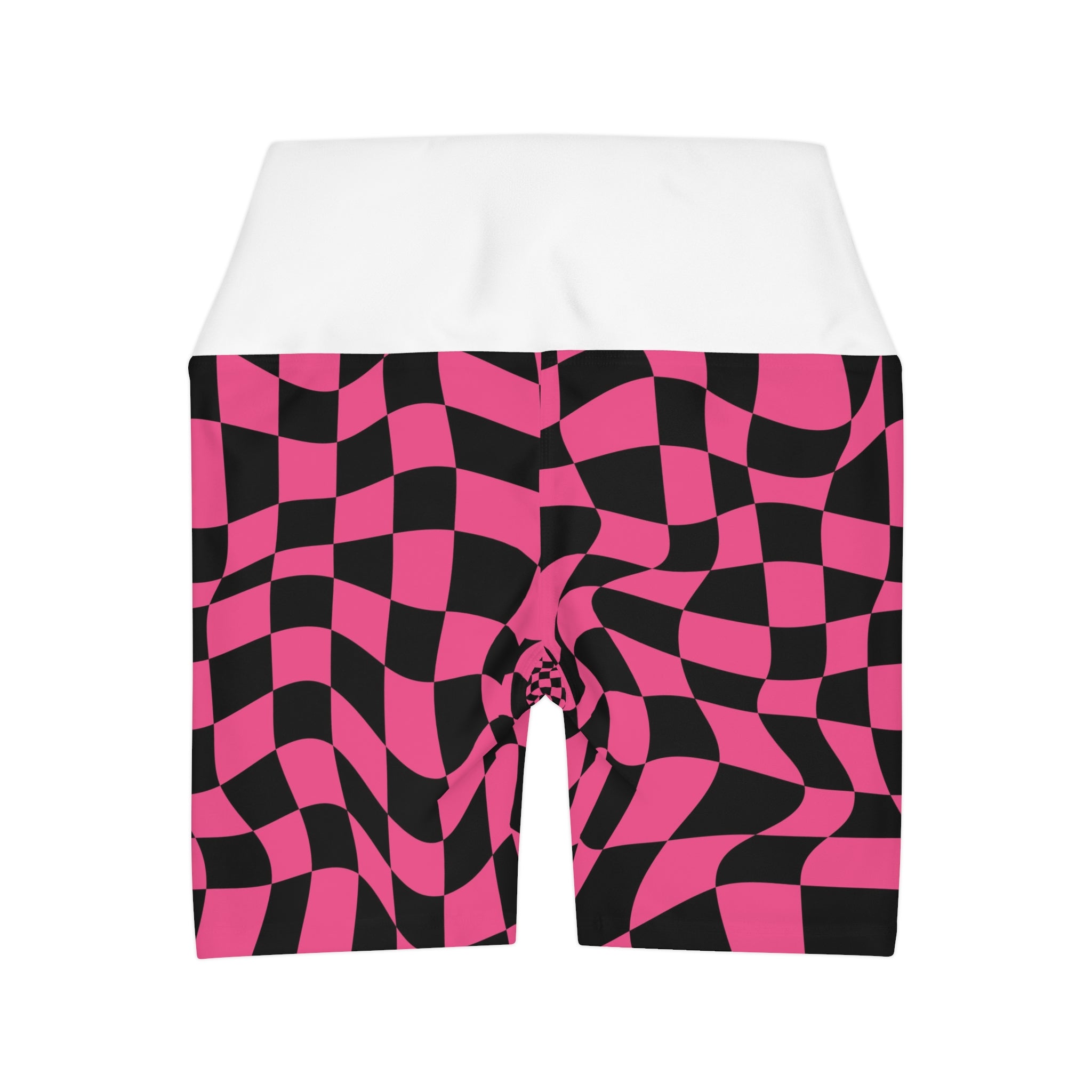 High Waisted Yoga Shorts (AOP)