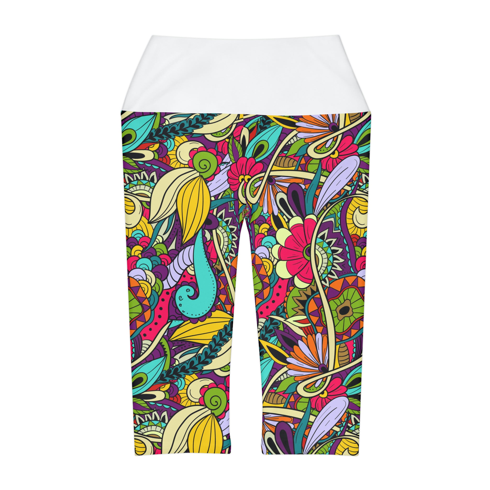 Yoga Capri Leggings (AOP)