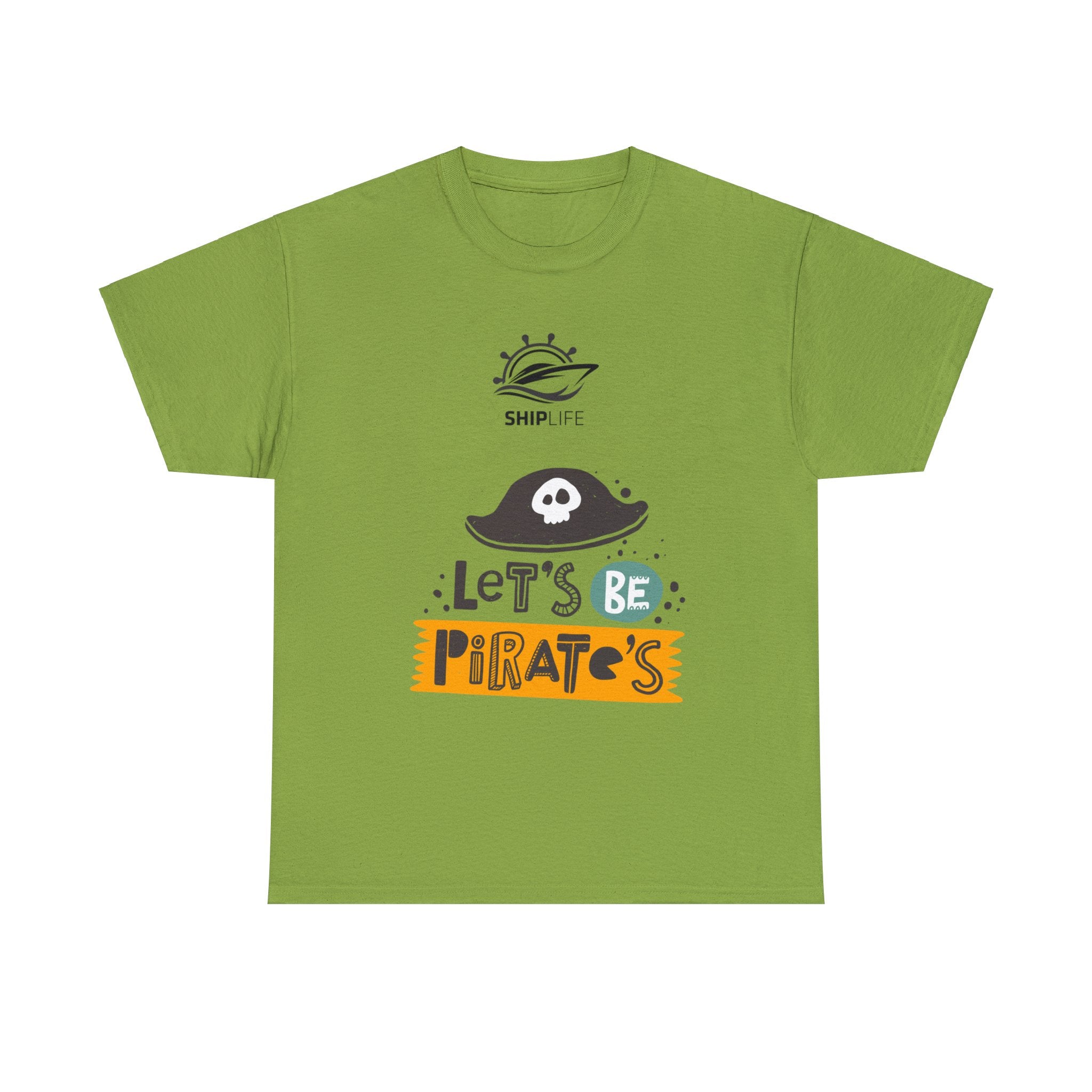 Unisex Cotton Tshirt - Lets Be Pirates