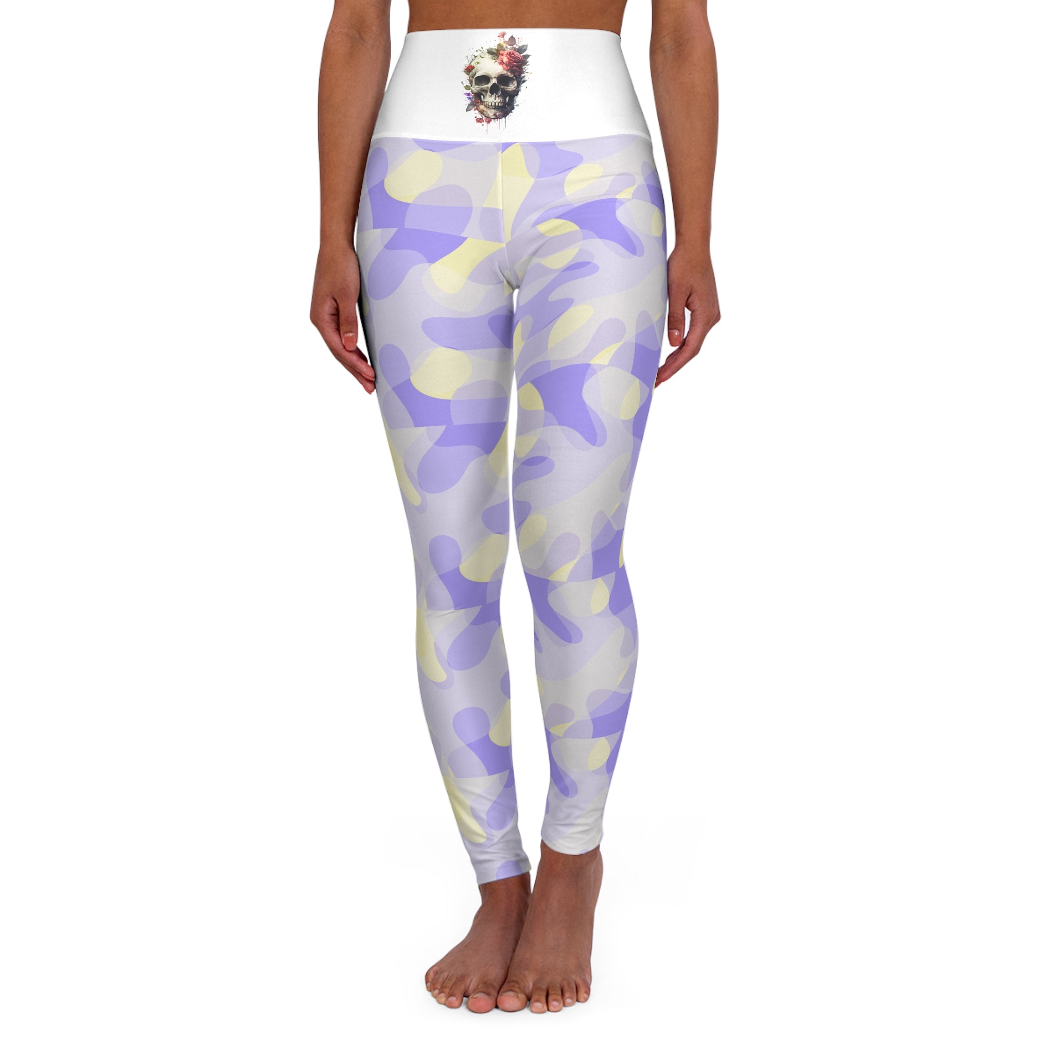 High Waisted Yoga Leggings (AOP)