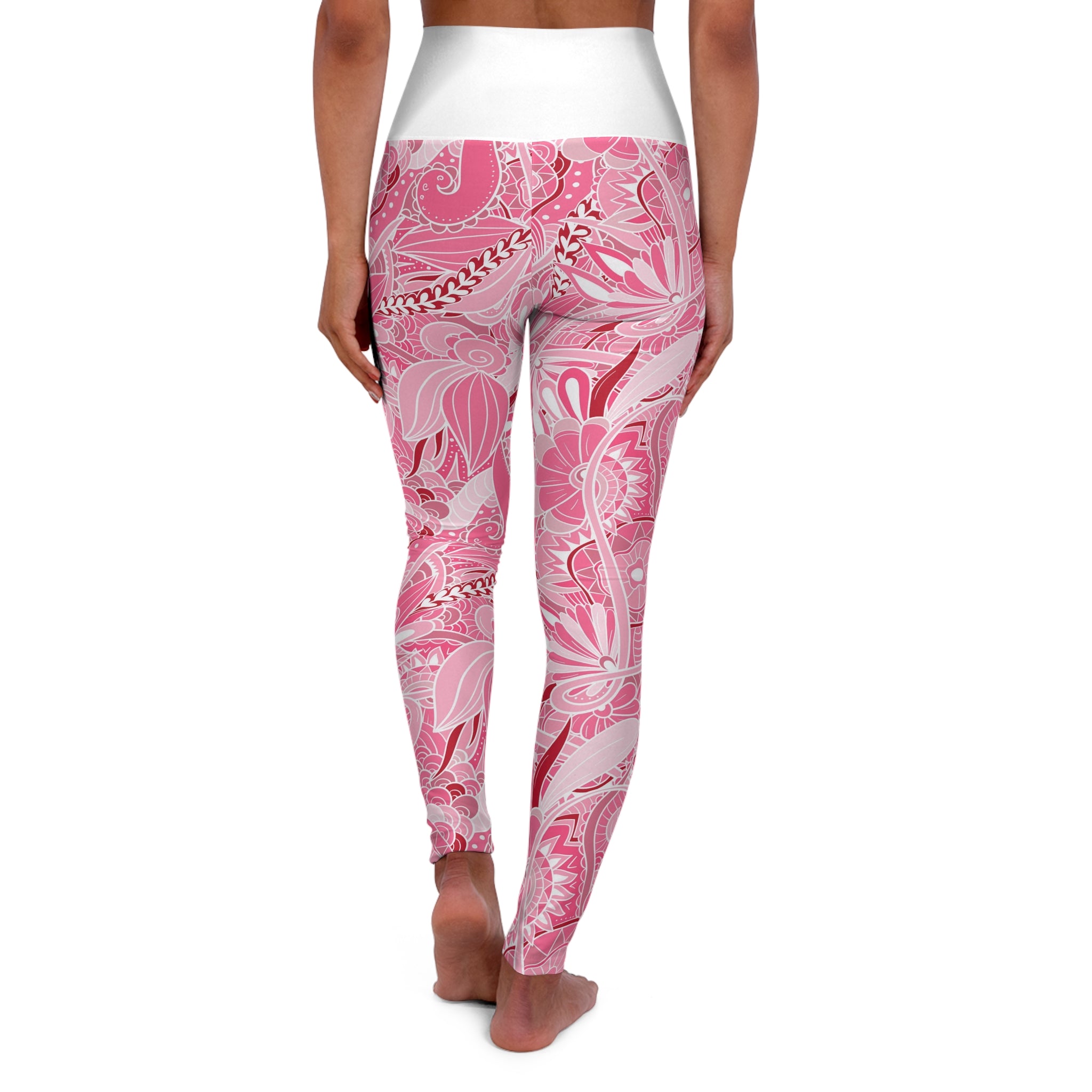 High Waisted Yoga Leggings (AOP)