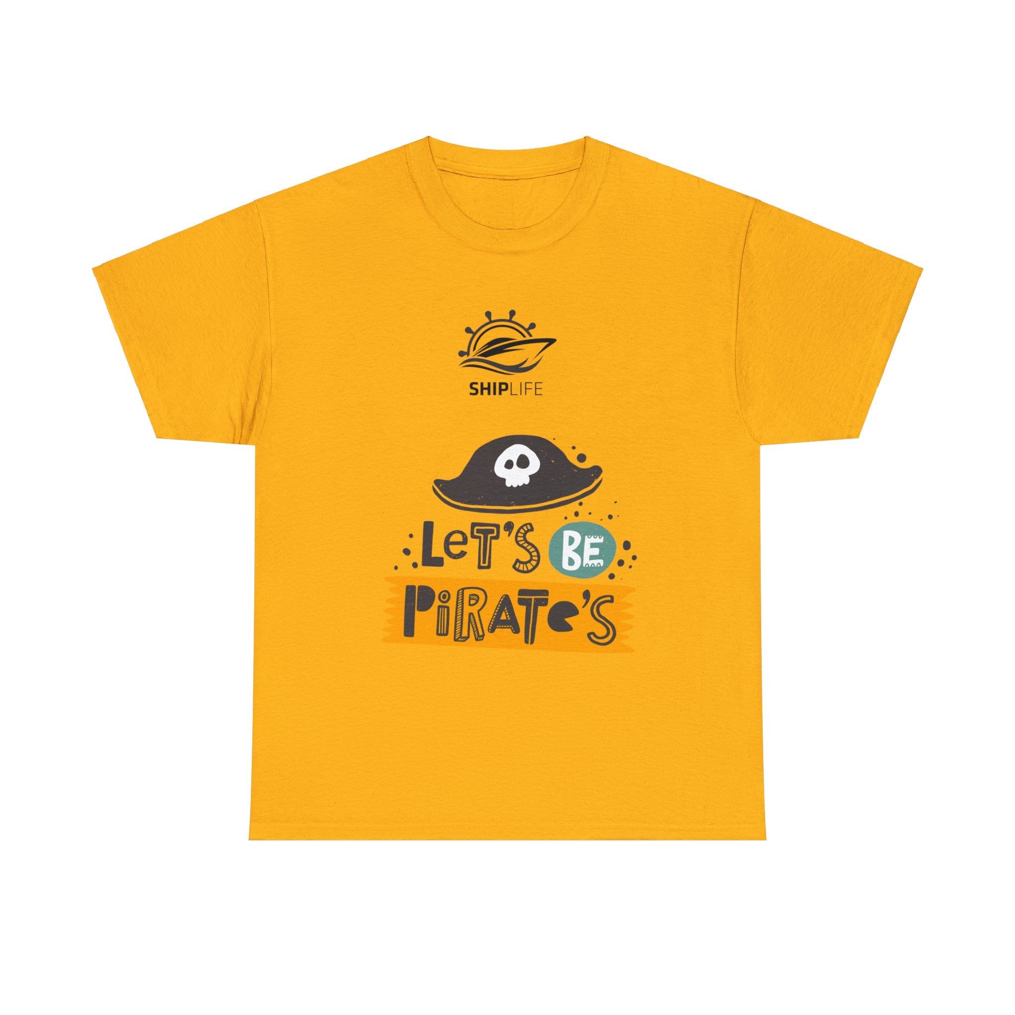 Unisex Cotton Tshirt - Lets Be Pirates