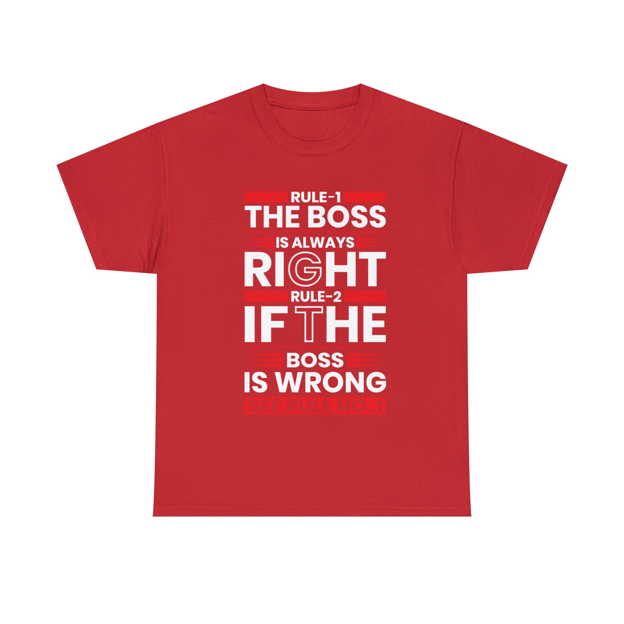 Unisex Cotton T-Shirt - Boss Rule