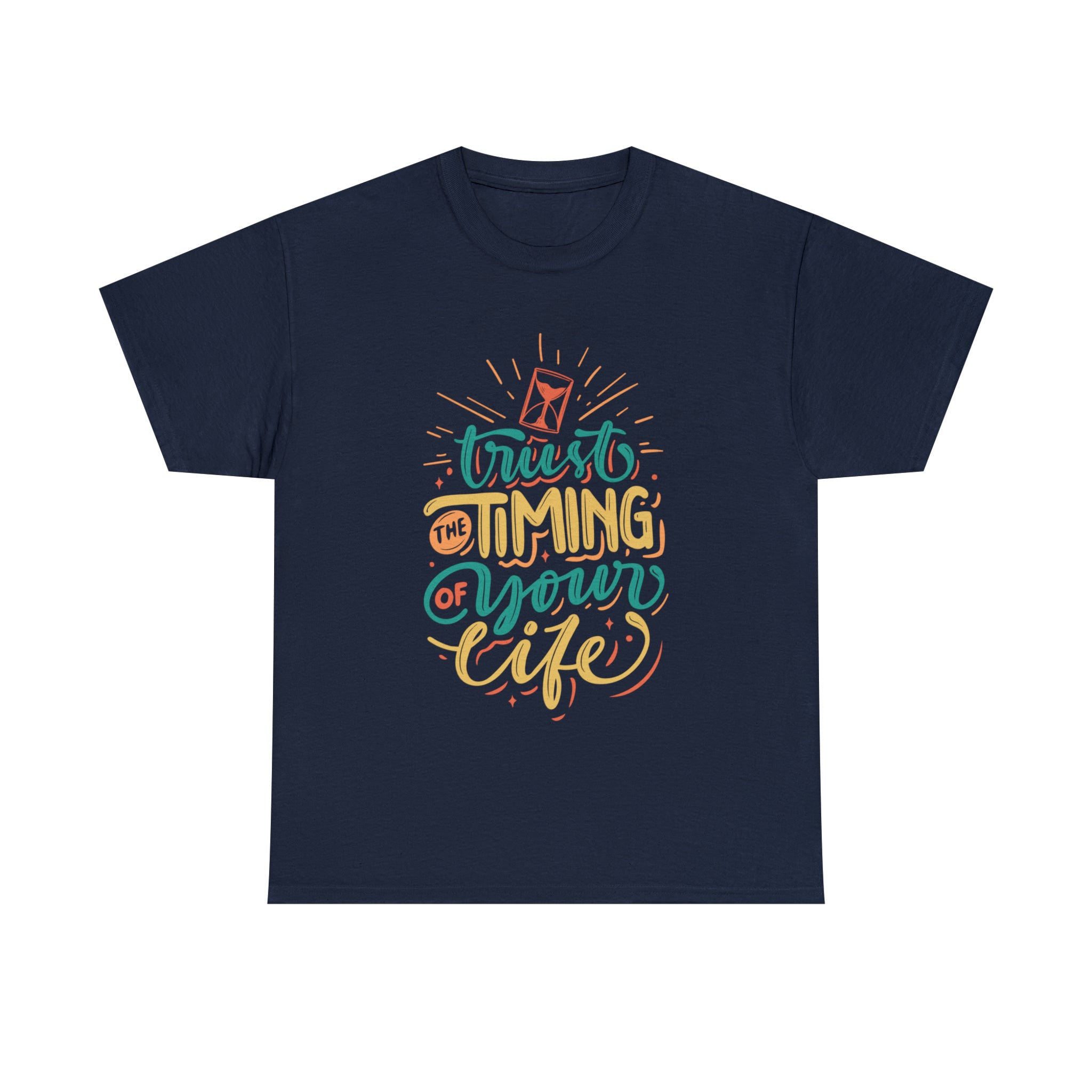 Unisex Cotton T-Shirt - Trust The Timing