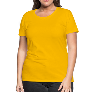 Women’s Premium T-Shirt - sun yellow