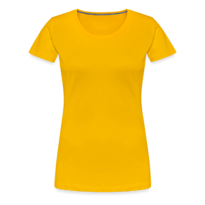 Women’s Premium T-Shirt - sun yellow