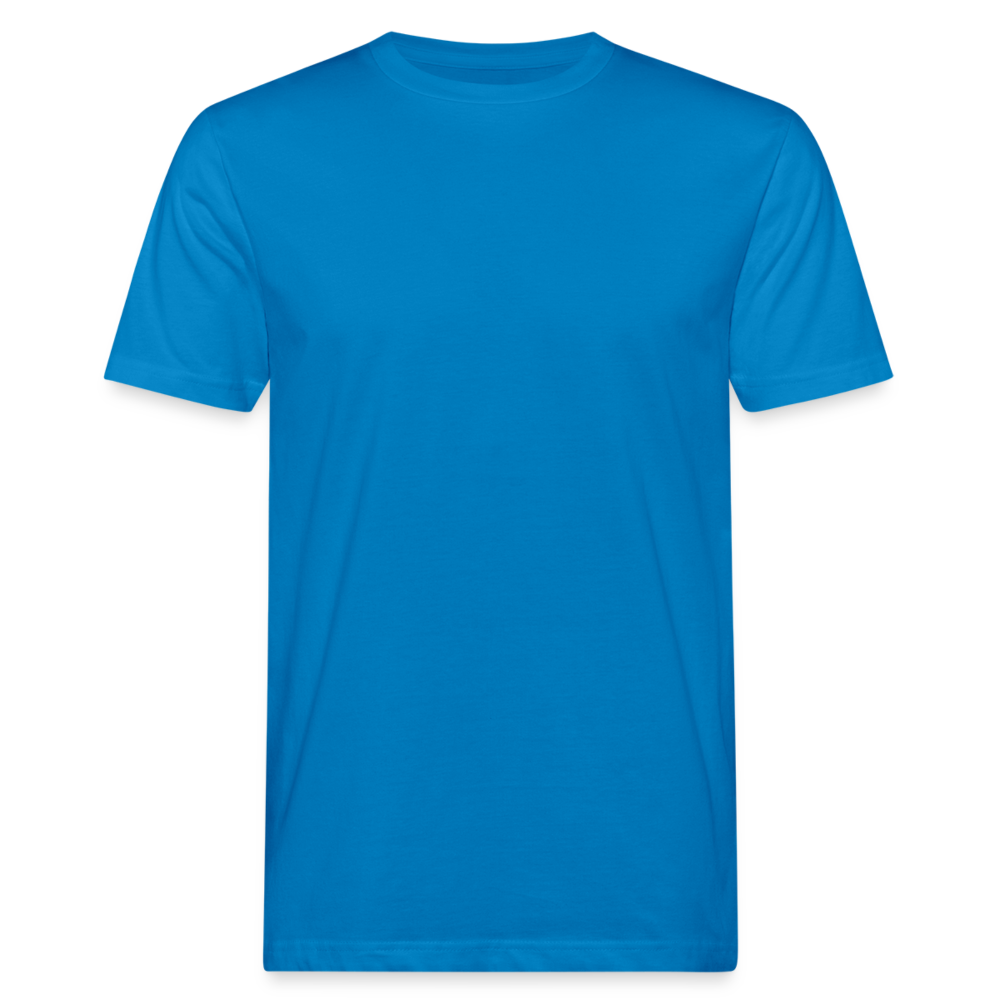 Men's Organic T-Shirt - peacock-blue