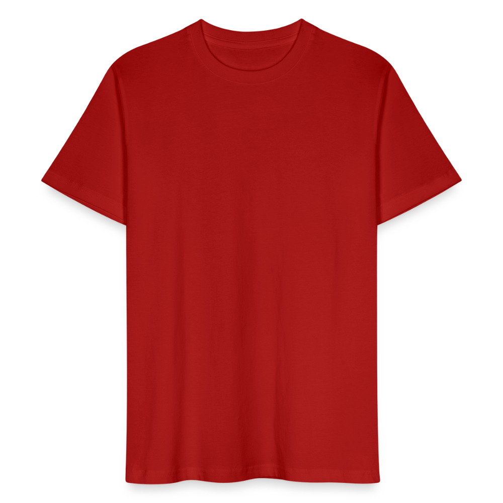 Men's Organic T-Shirt - dark red