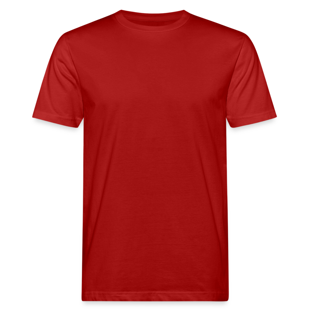 Men's Organic T-Shirt - dark red