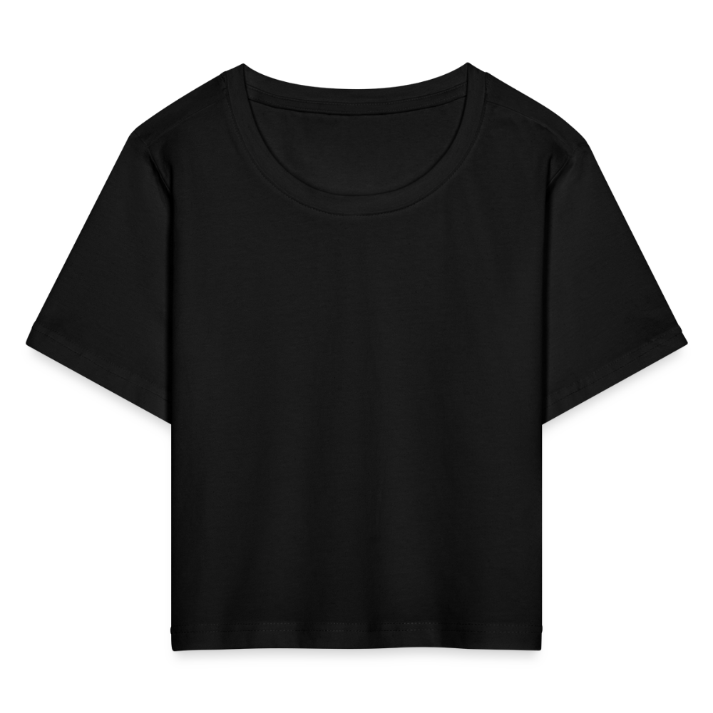 Cropped T-Shirt - black