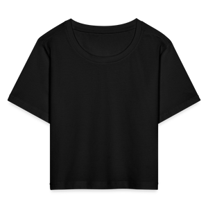 Cropped T-Shirt - black