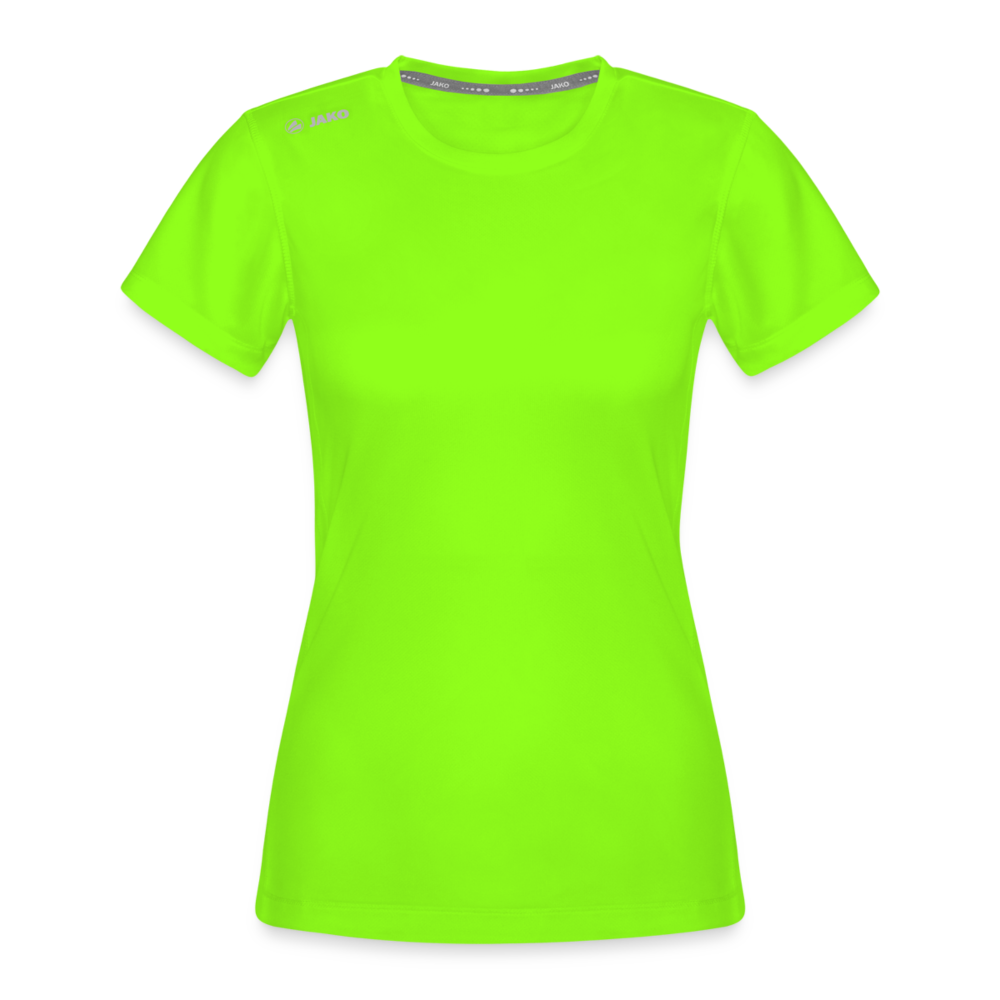 JAKO Woman's T-Shirt Run 2.0 - neon green