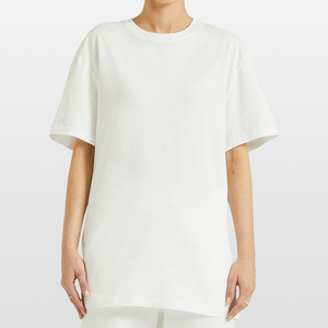 Organic Relaxed T-Shirt Made in EU - OFF WHITE