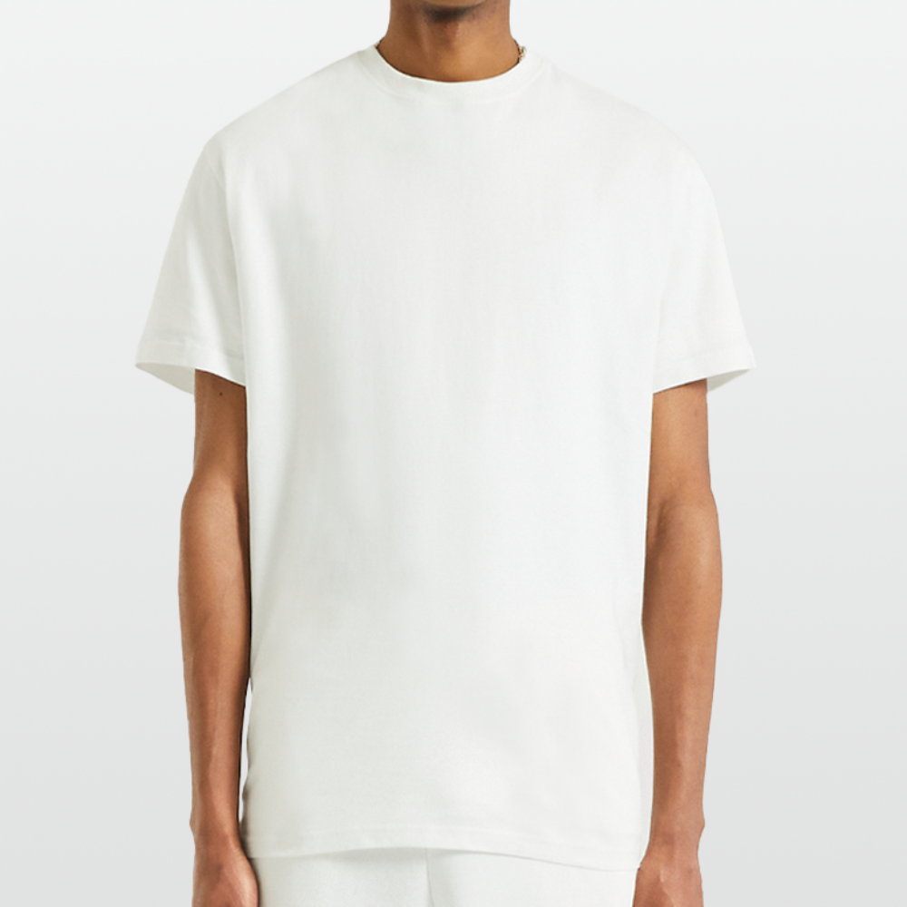 Organic Relaxed T-Shirt Made in EU - OFF WHITE