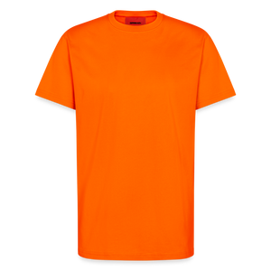 Organic Relaxed T-Shirt Made in EU - SUNSET ORANGE