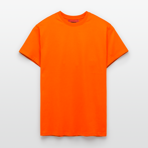 Organic Relaxed T-Shirt Made in EU - SUNSET ORANGE