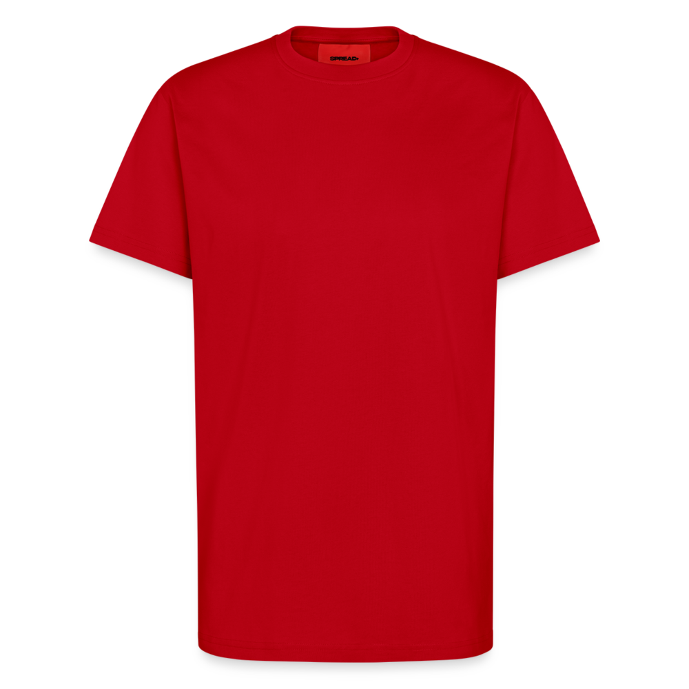 Organic Relaxed T-Shirt Made in EU - red