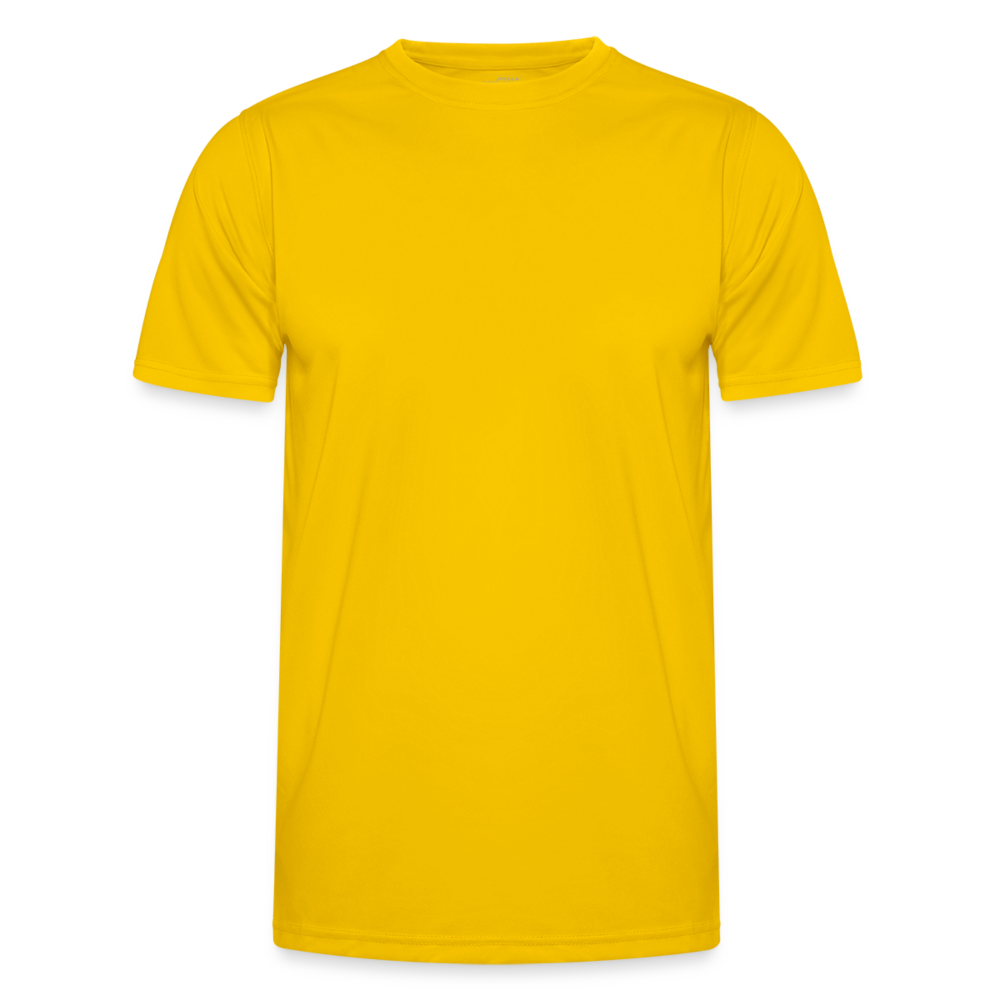 Men's Functional T-Shirt - egg yellow