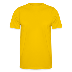 Men's Functional T-Shirt - egg yellow