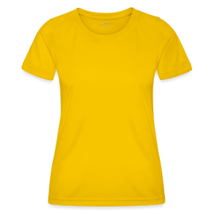 Women's Functional T-Shirt - egg yellow