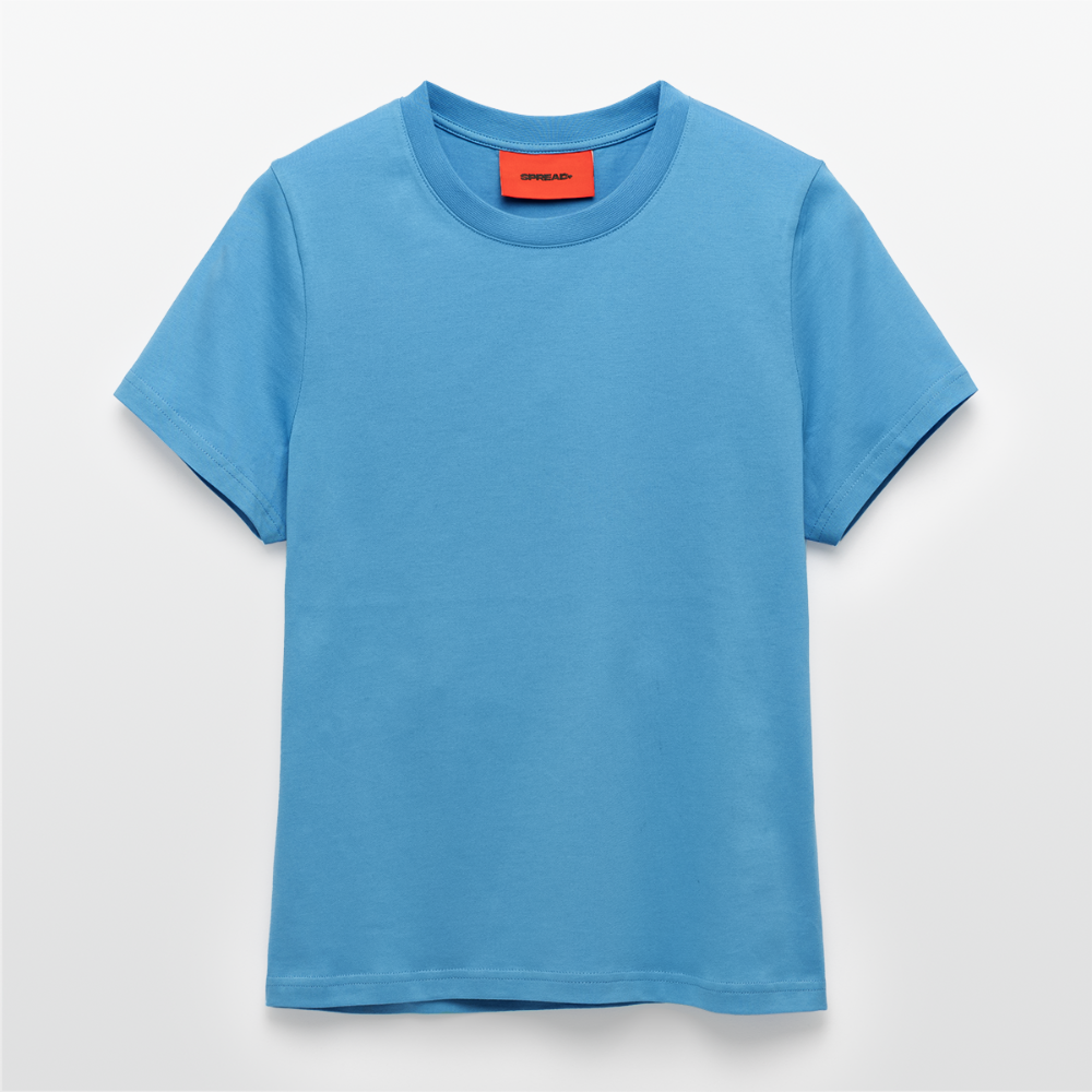 Organic Fitted T-Shirt Made in EU -  Sol Blue