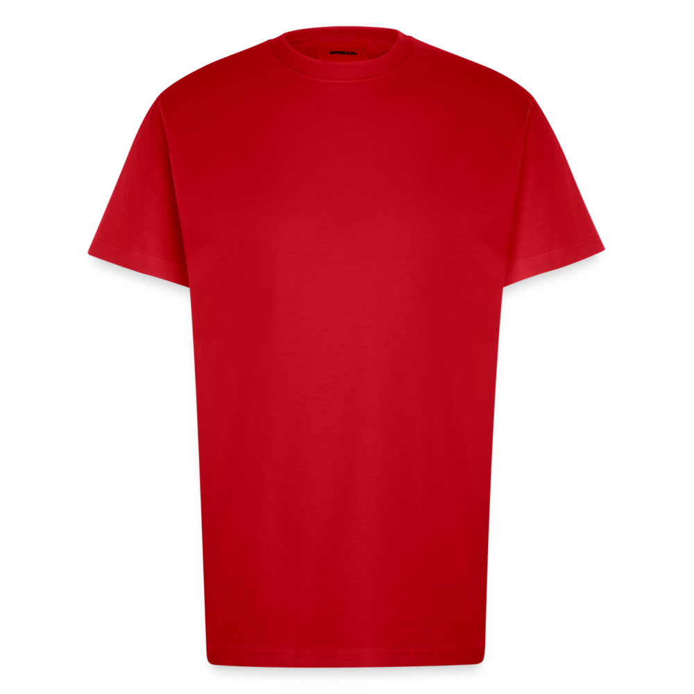 Organic Fitted T-Shirt Made in EU - red