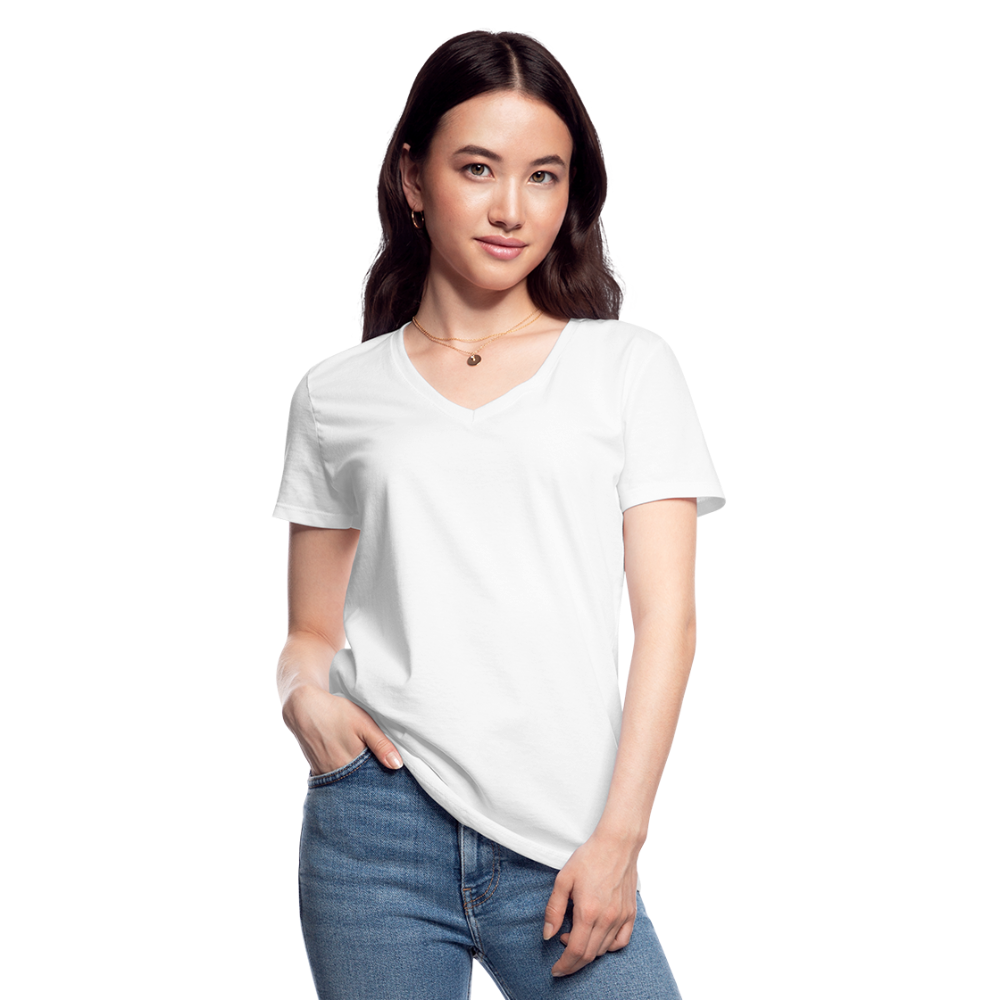 Classic Women’s V-Neck T-Shirt - white