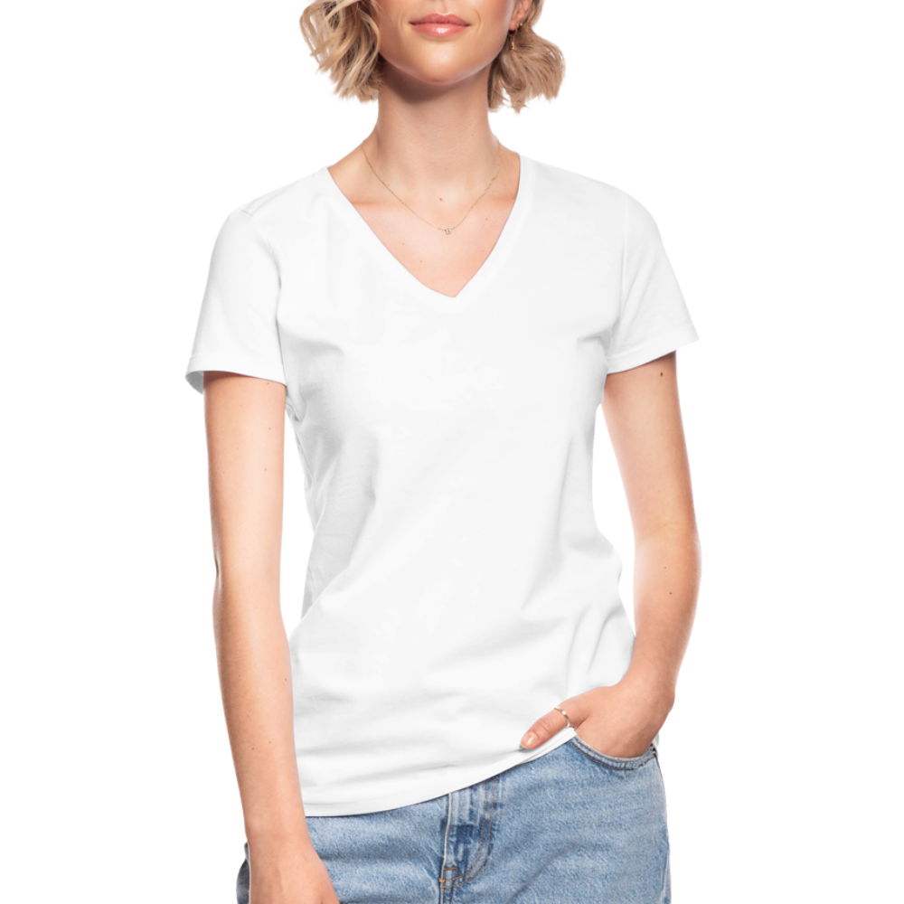 Classic Women’s V-Neck T-Shirt - white