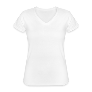 Classic Women’s V-Neck T-Shirt - white