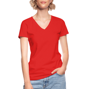 Classic Women’s V-Neck T-Shirt - red