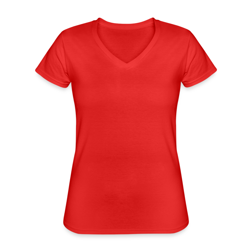 Classic Women’s V-Neck T-Shirt - red