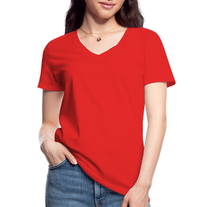 Classic Women’s V-Neck T-Shirt - red