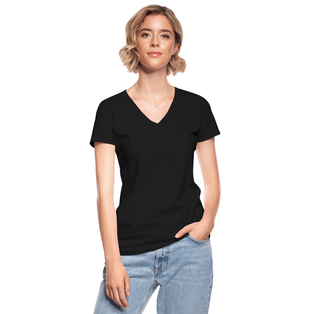 Classic Women’s V-Neck T-Shirt - black