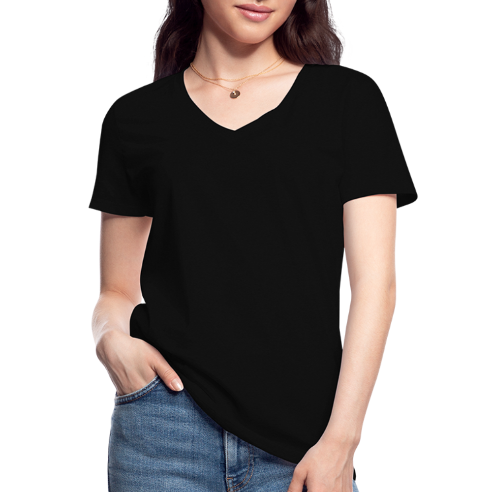 Classic Women’s V-Neck T-Shirt - black