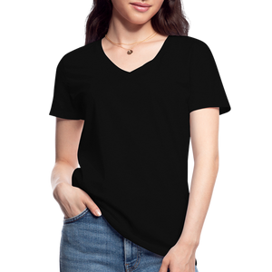 Classic Women’s V-Neck T-Shirt - black