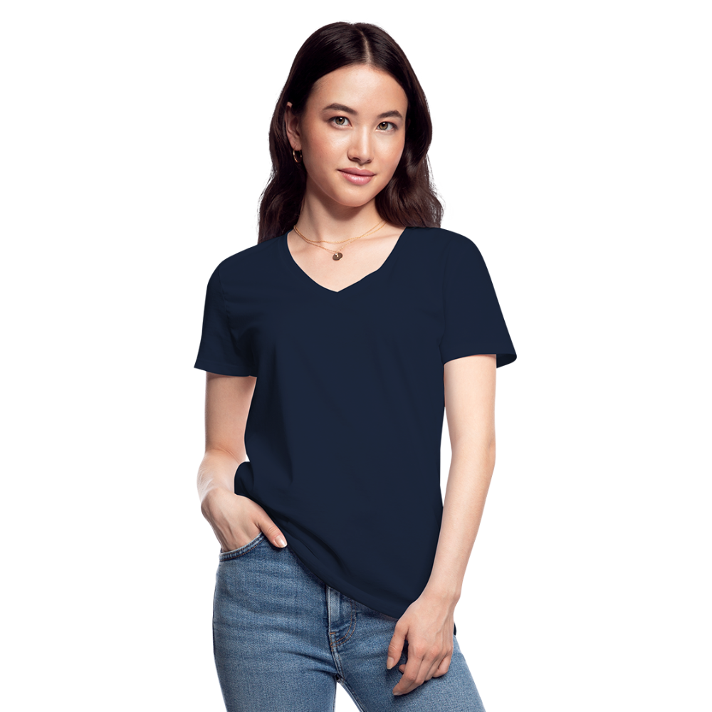 Classic Women’s V-Neck T-Shirt - navy