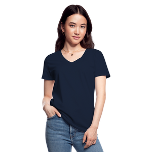 Classic Women’s V-Neck T-Shirt - navy