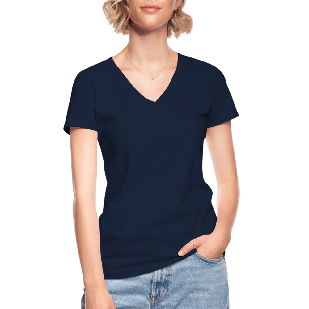 Classic Women’s V-Neck T-Shirt - navy