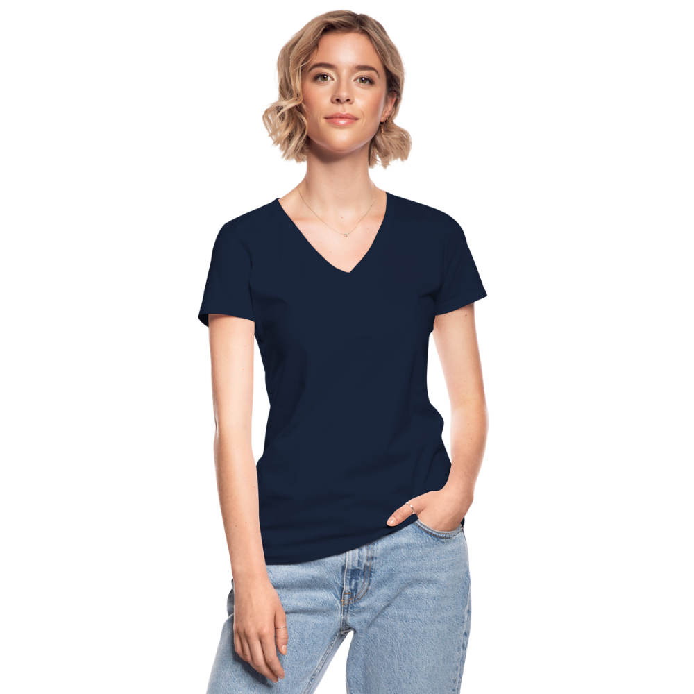 Classic Women’s V-Neck T-Shirt - navy