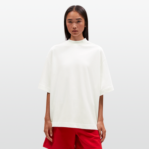 Heavyweight Oversized Organic Boxy T-Shirt Made in EU - OFF WHITE