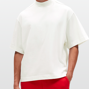 Heavyweight Oversized Organic Boxy T-Shirt Made in EU - OFF WHITE