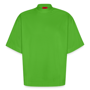 Heavyweight Oversized Organic Boxy T-Shirt Made in EU - Apple Neon