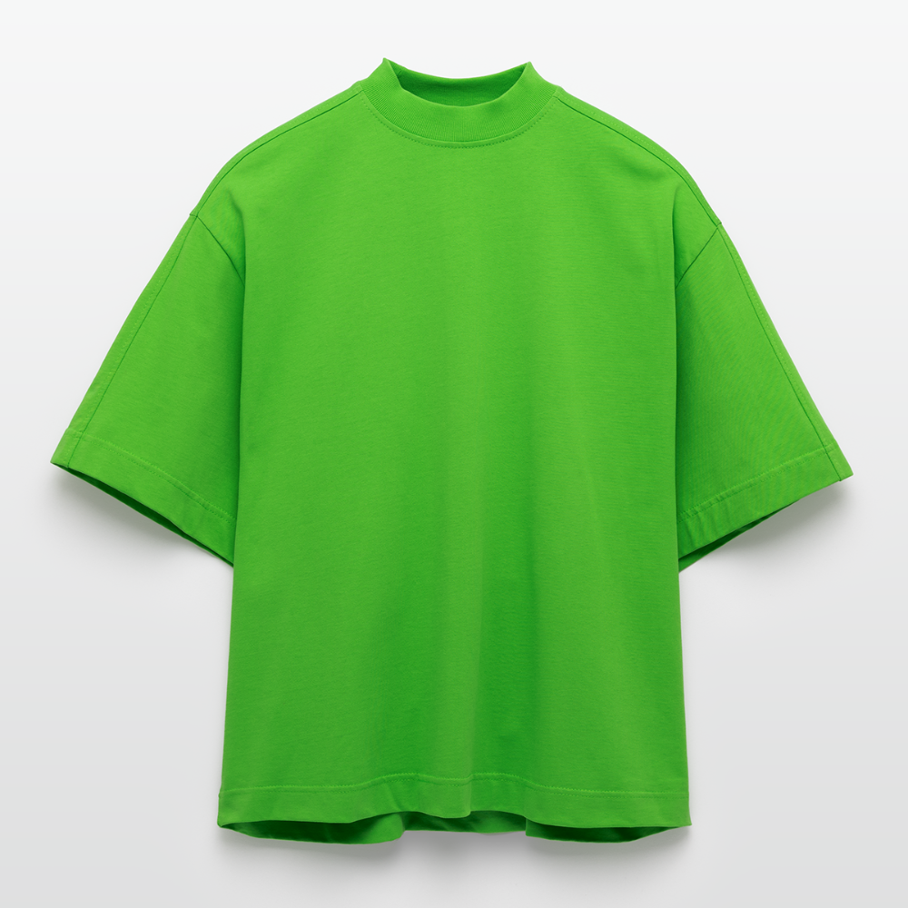 Heavyweight Oversized Organic Boxy T-Shirt Made in EU - Apple Neon