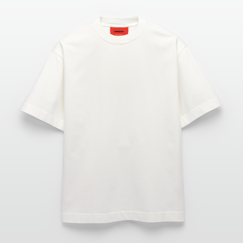 Heavyweight Oversized Organic T-Shirt Made in EU - OFF WHITE