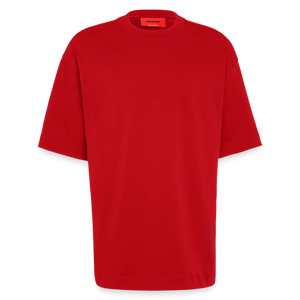 Heavyweight Oversized Organic T-Shirt Made in EU - red