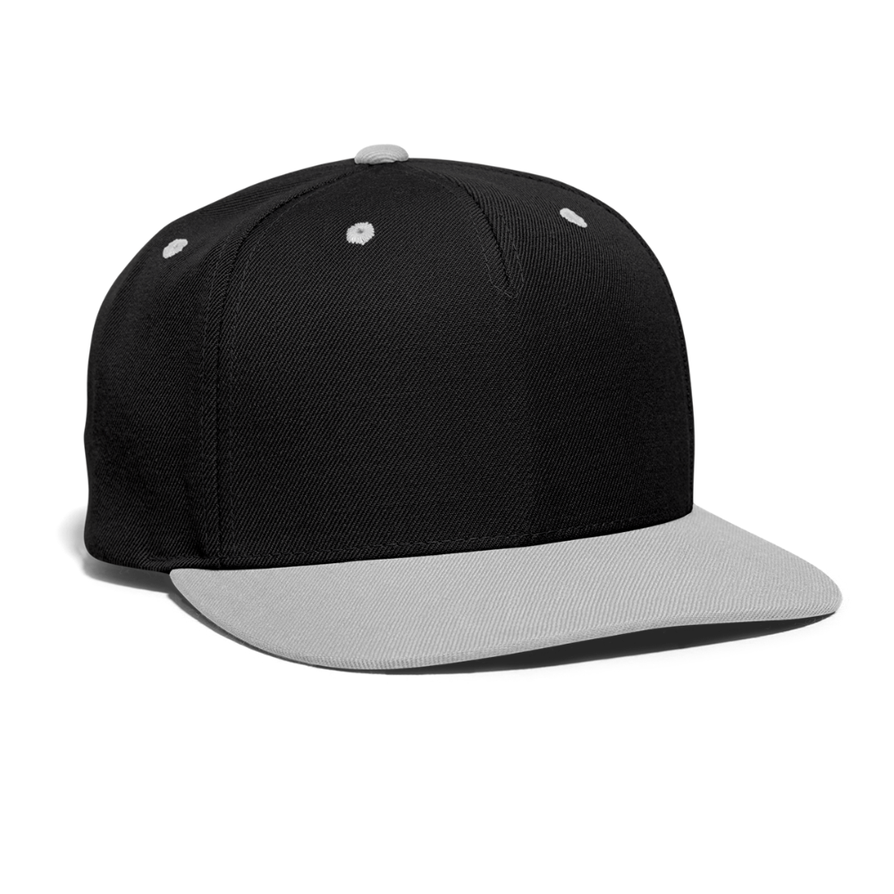 Contrast Snapback Cap - black/grey