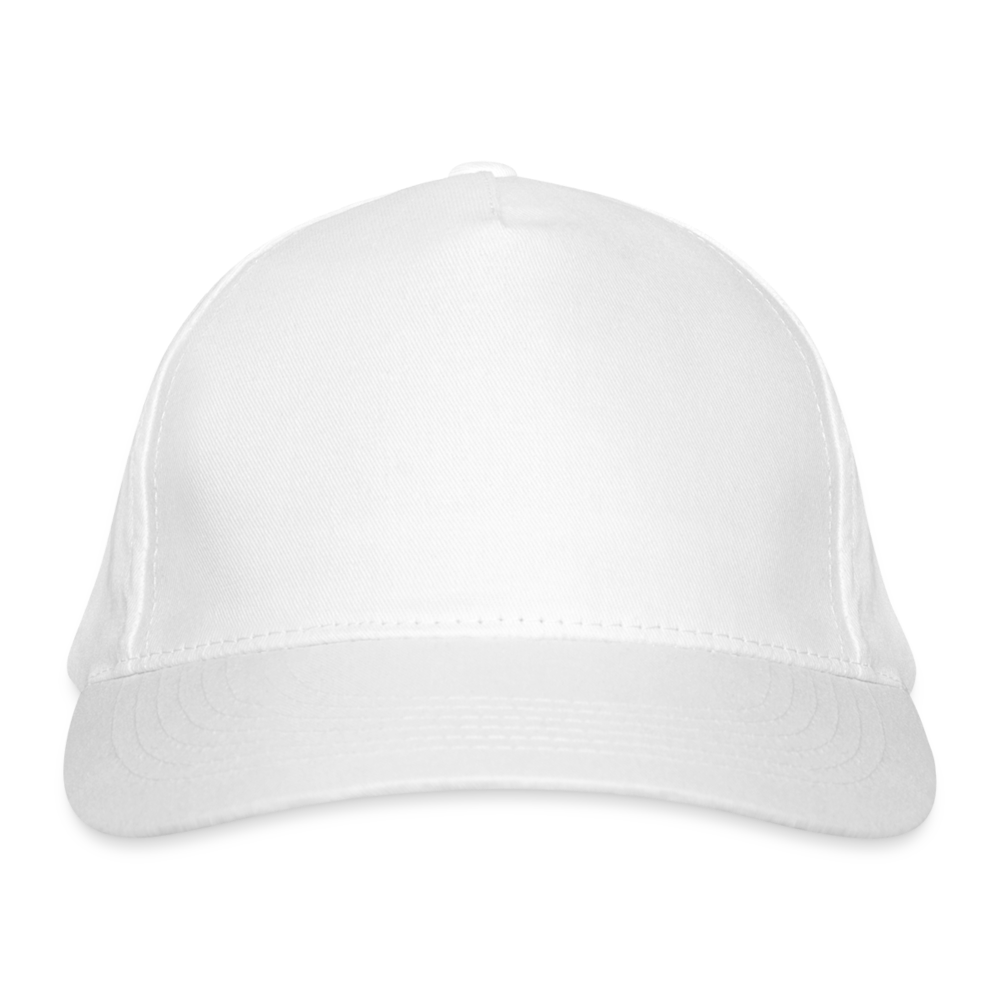 Organic Baseball Cap - white