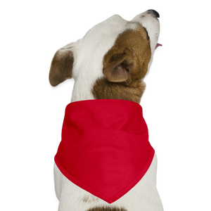 Dog Bandana - red